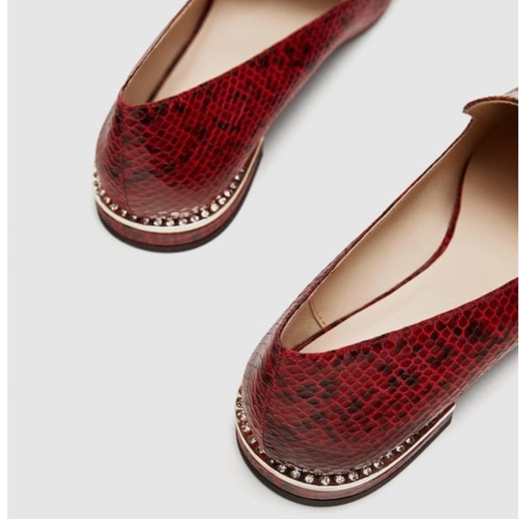 Zara flat shoes with heel detail - Picture 4 of 5